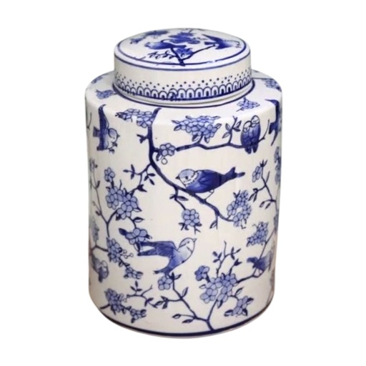 [6981606486198] TIBOR CERAMICA REDOMA BLUE DECOR 19X30CM -PT71-045