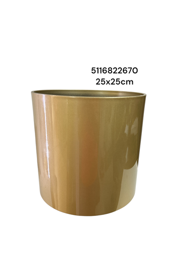 [5116822670] MACETERO DORADO 25X25CM