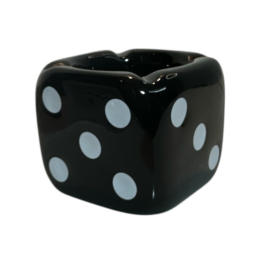 [615785] CENICERO CERAMICA DADO REF: ES24437 8X8CM