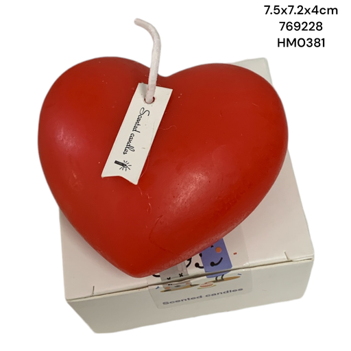 [769228] HM0381 VELA CORAZON DECOR 7.5X7.2X4CM