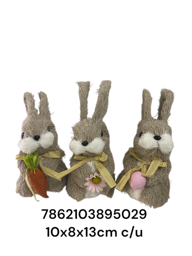 [7862103895029] CONEJOS SETX3 10X8X13CM