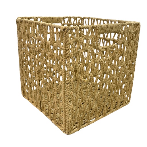 [6981606476946] CESTO ORGANIZADOR YUTE 30X30X30CM