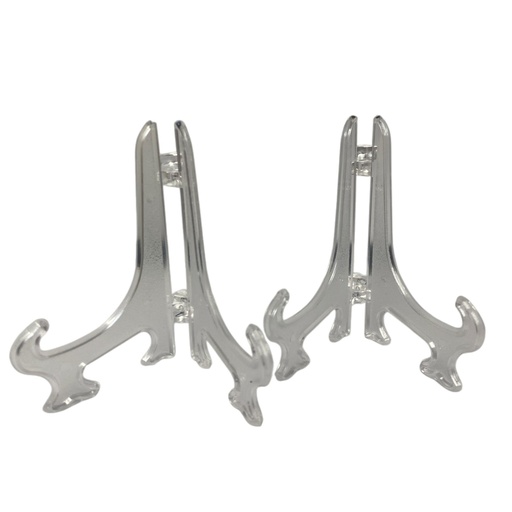[7861211077259] ATRIL ACRILICO TRANSPARENTE SETX2. 11CM