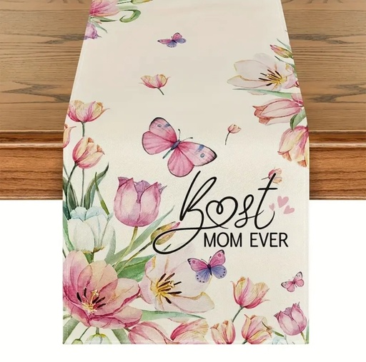 [98307680722] CAMINO DE MESA BEST MOM EVER, 33X183CM