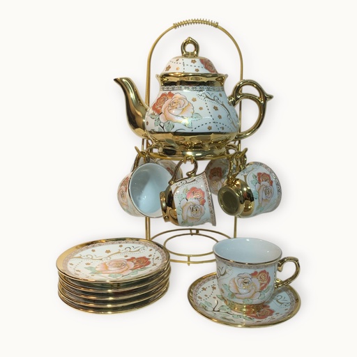 [1234567891309] SET DE TAZA CON PLATO 13PCS. 