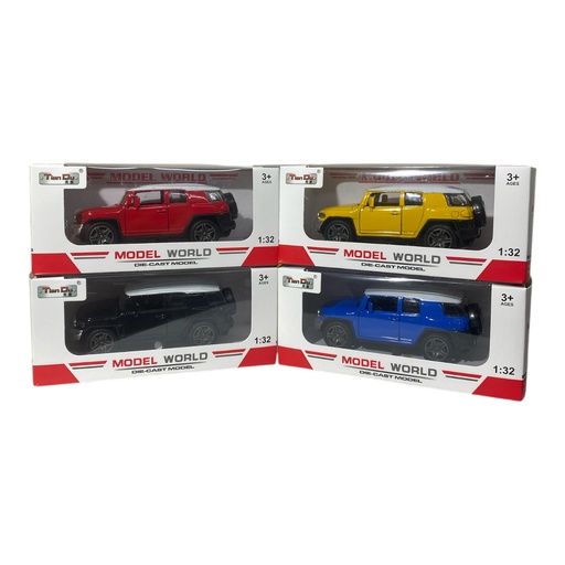 [6901124124853] CARRO DE COLECCION  4 COLORES ESCALA 1:32