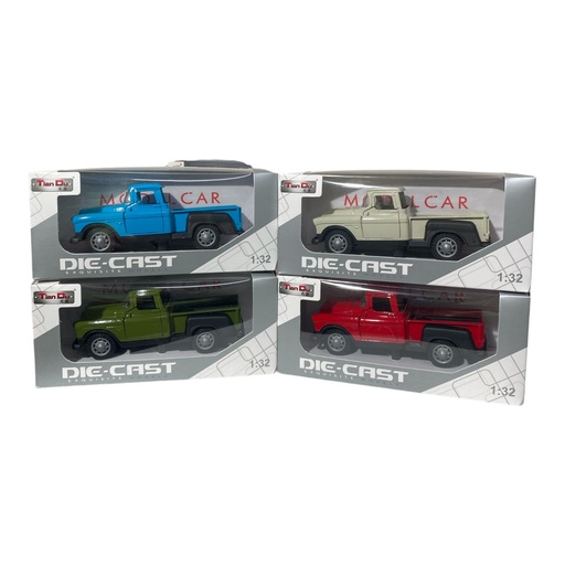 [6901124124822] CARRO A ESCALA 4COLORES ESCALA 1:32