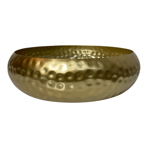 [2022110241959] MACETA METALICA DORADA 20X6CM