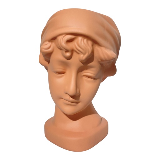 [2023126401764] FLORERO DE CERAMICA BUSTO SAFO GRIEGO 14X19X22CM
