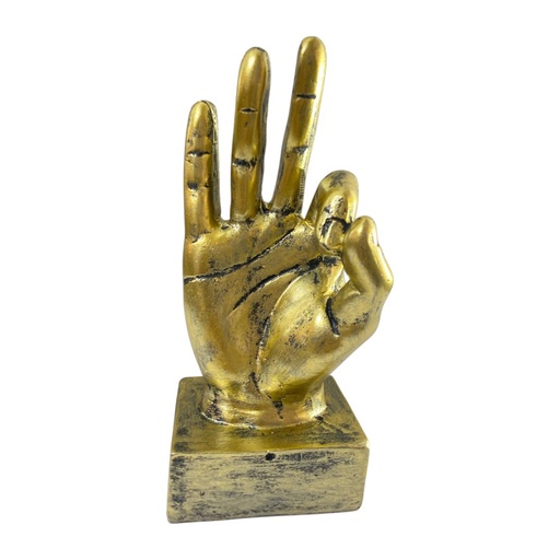 [2204003066] MANO OK POLIRESINA 17X7CM