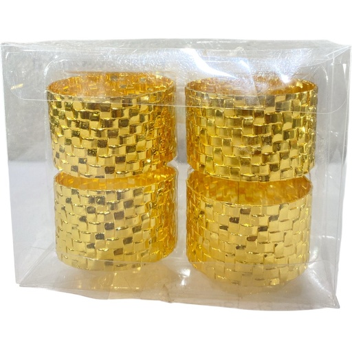 [6584599252018] PORTA SERVILLETAS METAL SETX4 REF:ES25201 4.5X2.8CM