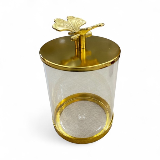 [16038] BOMBONERA DE CRISTAL MED.10X17CM