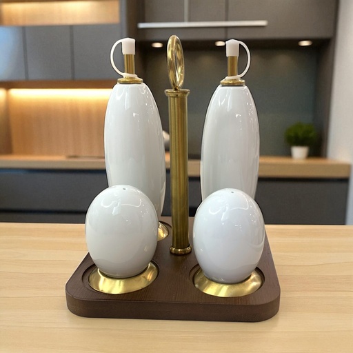 [16023] CONDIMENTEROS DE PORCELANA 17X17X21CM