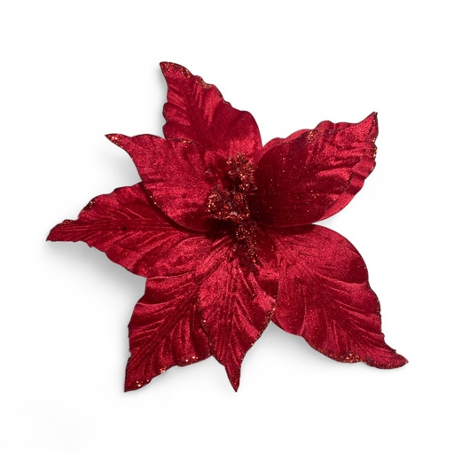 [5116823072] FLOR NAVIDEÑA ROJO 32CM