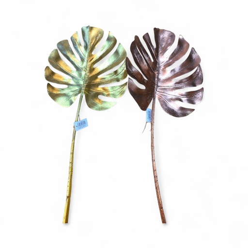 [6584599265322] RAMA NAVIDEÑA, HOJA TORTUGA 2 COLORES. ES26532.  70CM