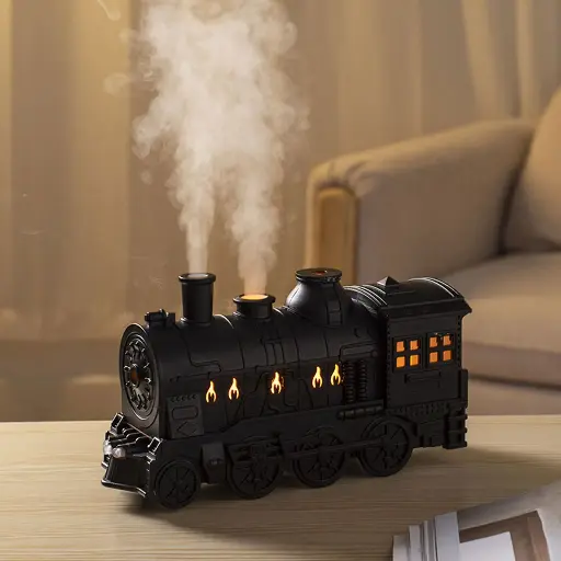 [7492025001026] HUMIDIFICADOR TREN C/LUZ Y CONTROL REMOTO REF:HM0650 300ML 24X9X14CM