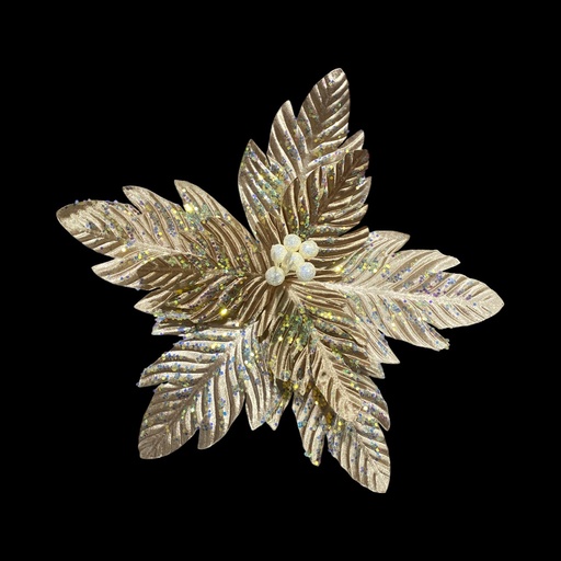 [6584599243443] FLOR NAVIDEÑA CAFE, REF:ES24344 Ø36CM