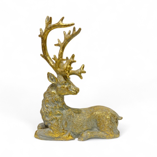 [4894616181286] RENO NAVIDEÑO. RESINA REF:TG632807  19X8X23CM