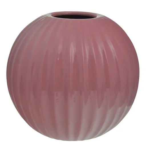 [7492024006275] FLORERO CERAMICA ROSADO REF:HM0625/25485, 22CM