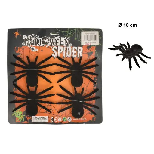 [6584599269610] ARAÑA BLISTER X4PZ. REF:ES26961 10X7CM