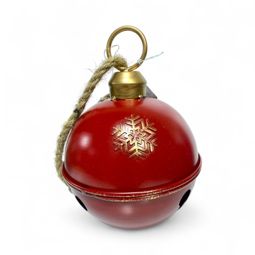 [6584599270777] CASCABEL NAVIDEÑO ROJO REF:ES27077 16X23CM