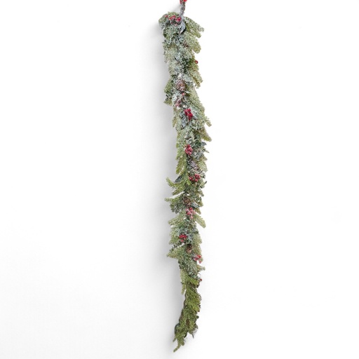 [8679811643151] RAMA GUIRNALDA NAVIDEÑA PIÑAS/FRUTOS ROJOS 200CM