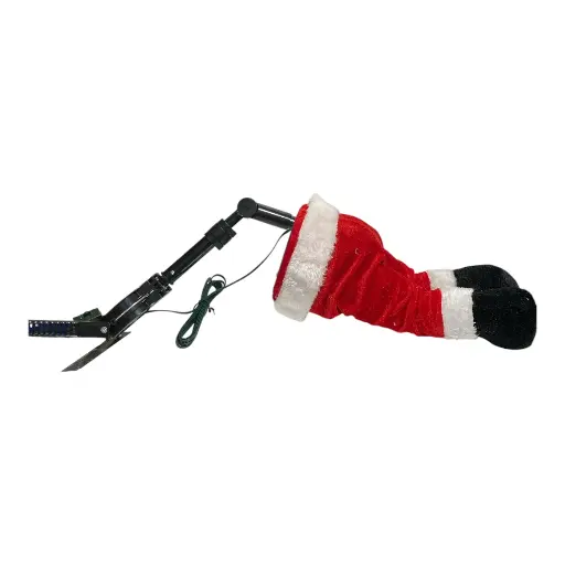 [8679811644851] PIERNAS NOEL PARA ARBOL NAVIDAD CON MOVIMIENTO CONECTOR USB 32CM AL EXTERIOR Y TOTAL 60CM A LA BASE