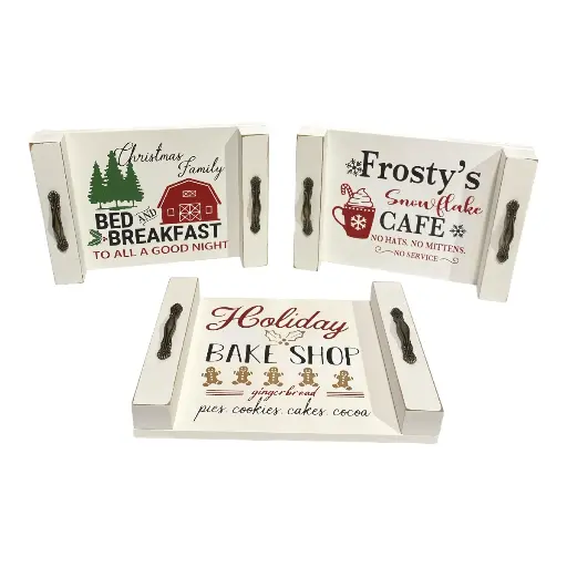 [8679811642147] LETRERO FRASES NAVIDEÑO 3MOD. MADERA 24X17X3.5CM