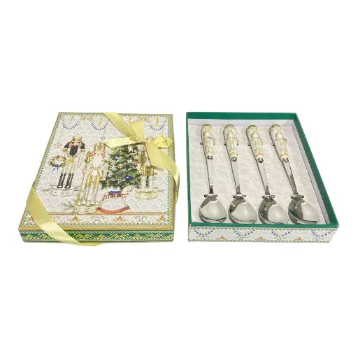 [8679813521358] CUCHARAS CASCANUEZ SETX4PZS. 14X17X2CM Y 15CM CADA CUCHARITA