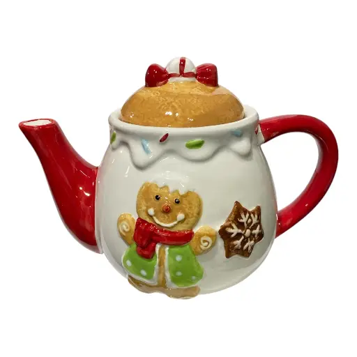 [8679813520993] TETERA JENGIBRE PORCELANA 21X15CM