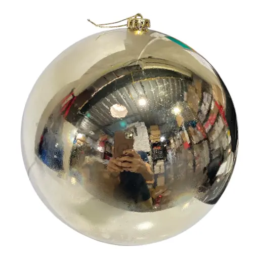 [5116827552D] ESFERA NAVIDAD 25CM DORADA