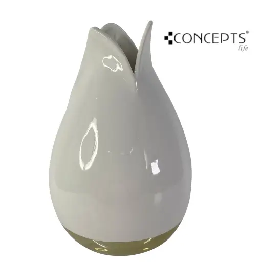 [453-020027] FLORERO PORCELANA CONCEPTS 13X13X19CM