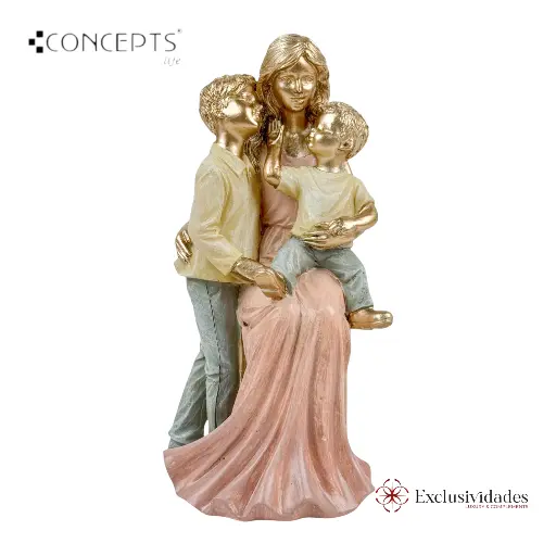 [437-4220170] FAMILIA DECOR POLIRESINA 10X9X18CM