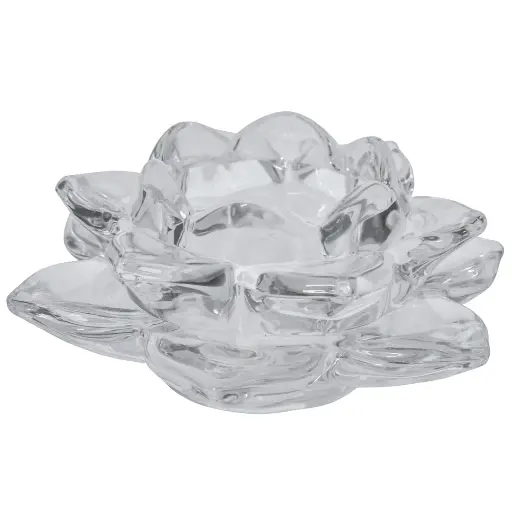 [608065] CANDELABRO DE VIDRIO REF:ES27796 14X7CM