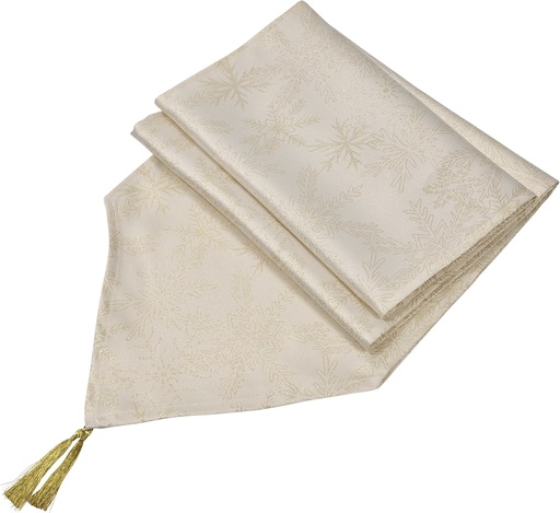 [6905110245645] CAMINO DE MESA NAVIDEÑO COPOS 33X180CM