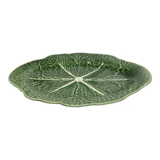 [252365] PLATO DE PORCELANA LECHUGA REF:SAN5600 30.5X21X3CM