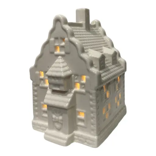 [880719] CASA DE PORCELANA CON LUZ LED REF:LP004 9X8X12CM