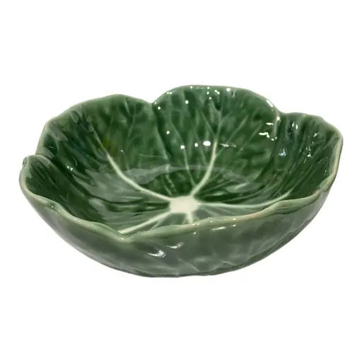 [378973] PLATO DE PORCELANA LECHUGA REF:SAN5602 14.5X5CM