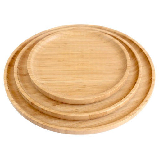 [2025057505221] SET DE 3 BASES DE BAMBOO Ø30, 25, 20CM
