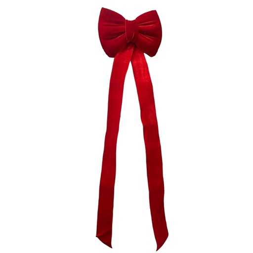 [5116827884] LAZO ROJO TELA GAMUZA 40X150CM 