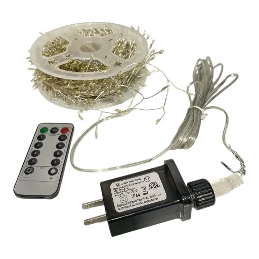 [5116827864] LUZ LED 30M X 1000L MICRO LED BLANCA/CALIDA REMOTO EN ROLLO 