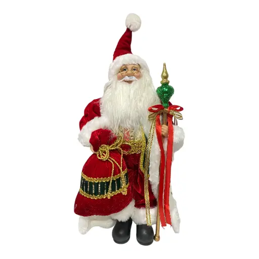 [5276875230285] NOEL ROJO/VERDE 25X25X50CM