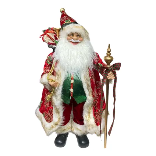 [5276875230025] NOEL ROJO/VERDE 38X30X70CM