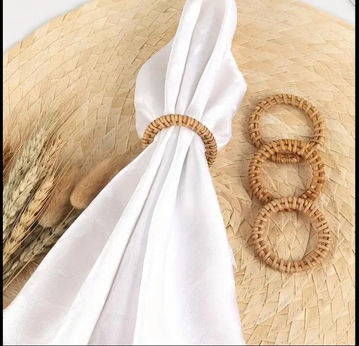 [6012893048] ARO DE SERVILLETA X 6 BAMBÚ NATURAL