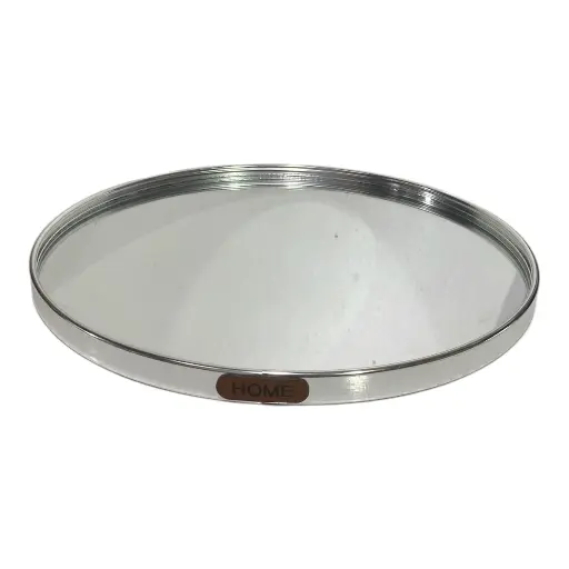 [2025057505467] BANDEJA DE ALUMINIO DOS COLORES CON ESPEJO Ø25CM 