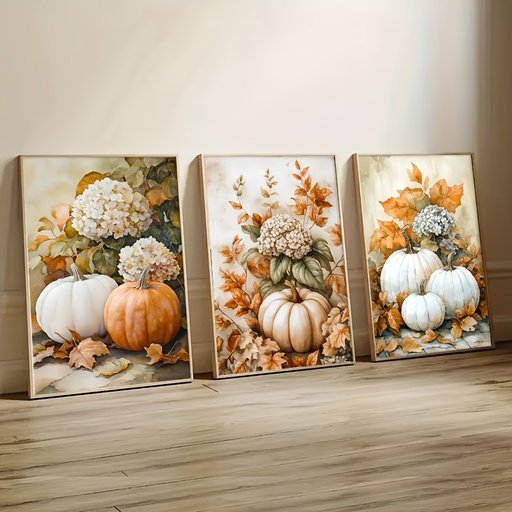 [CNDSX3] SET DE 3 CUADROS OTOÑALES