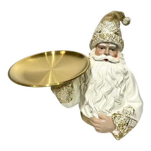 [CS8020662A] NOEL DORADO CON BANDEJA POLIRESINA 23X18X20CM