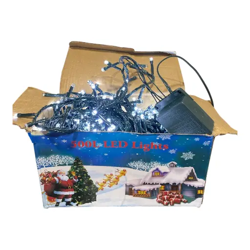[8635968200579] LUCES NAVIDEÑAS LED BLANCA 500L 22METROS
