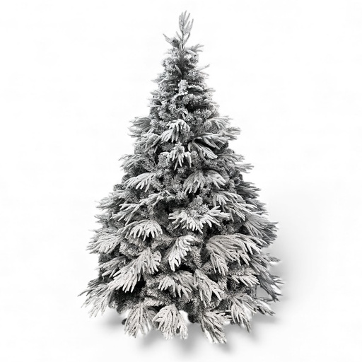 [7861204105396] ARBOL DE NAVIDAD NEVADO AMERICANO 210CM RAMA 3 PVC