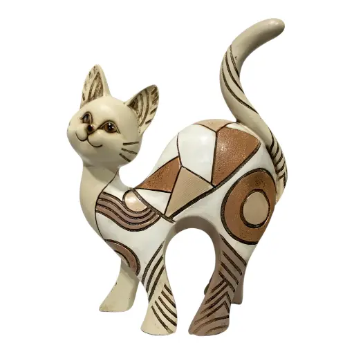 [4545450001683] GATO DECOR POLIRESINA MOCCA 20X7X28CM